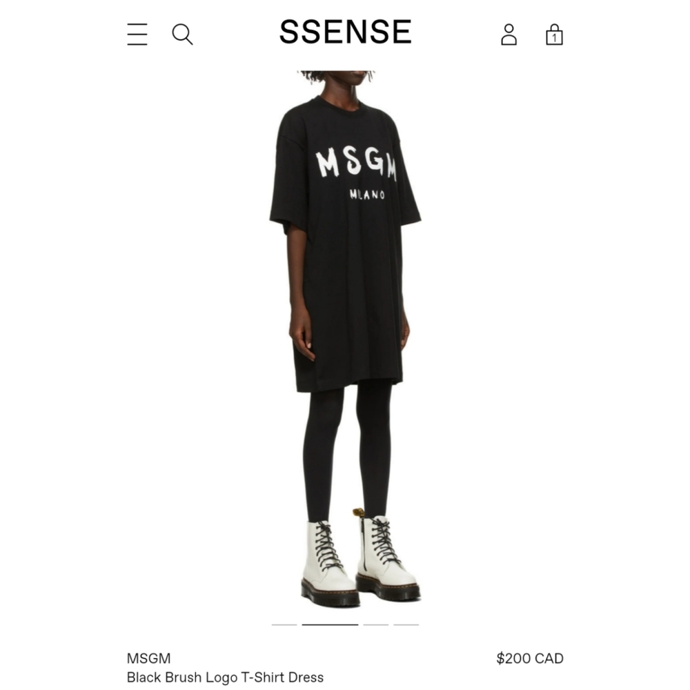 MSGM tshirt dress